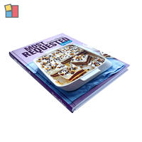 Impression de livres professionnels personnalisés pour menus de restaurants, livres décoratifs, flexographie, reliure rigide, papier offset