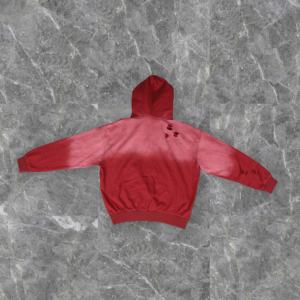 Sudadera con Capucha de Diseño Personalizado para Hombre, Estilo Vintage, Lavado Ácido, Corte Holgado, 100% Algodón, Estilo Urbano Otoñal - Product Image 5