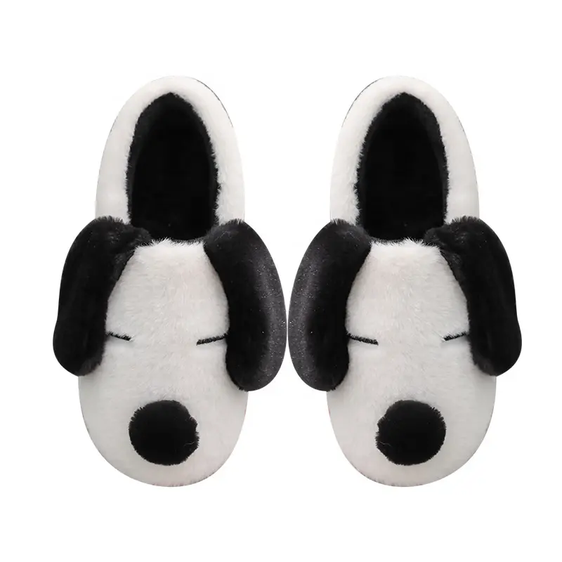 Animal shaped slippers cartoon house shoes dog bedroom slippers