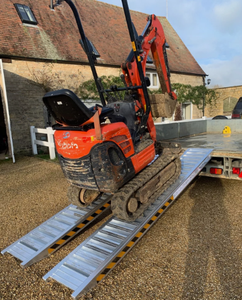 3 मीटर 4 टी भारी शुल्क एल्यूमीनियम लोडिंग रैंप स्थिति रबर सामग्री के साथ - Product Image 5