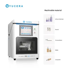 Yucera YRC-6X zahnmedizinische cad-cam-fräsmaschine nassschneidemaschine für labor hochleistungs-zahnmedizinfertigung