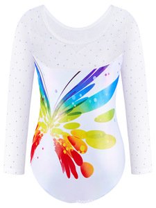 2025 FZTC294 nouvelle venue en gros filles <span class=keywords><strong>Gym</strong></span> <span class=keywords><strong>justaucorps</strong></span> danse Fitness enfants sans manches gymnastique <span class=keywords><strong>justaucorps</strong></span> - Product Image 4