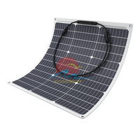 Modules solaires flexibles de 50 watts à efficacité inégalée pour les climats désertiques et les applications hors réseau. Panneau solaire flexible.