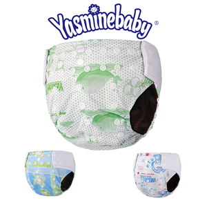Couches lavables écologiques réutilisables imperméables pour tout-petits, culottes d'<span class=keywords><strong>apprentissage</strong></span> en coton pour bébés, couches en tissu lavables - Product Image 1