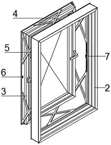 Rèm tường outswinging cửa sổ thông gió nhiệt phá vỡ nhôm song song mở cửa sổ với màn hình bay - Product Image 5