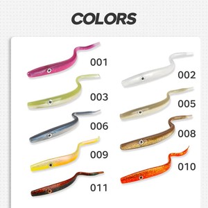 Señuelo de Pesca Personalizado al por Mayor, 130 mm, 5.8 g, de PVC, Simulación de Gusano, Especial para Atraer Carpas y Lubinas, para Pesca de Carpas y Bacalao en Ríos y Arroyos - Product Image 5