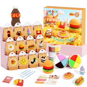 Kids Air Dry Clay <b>Kit</b> Modeling <b>Magic</b> Clay Ultra Light & Soft 12 Boxes DIY Animal Model Clay Set with Sculpting Tools & Tutorials - Product Image 1