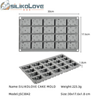 Kustom 3d silikon permen cokelat Molde De Fandon Para kue merancang keju bentuk silikon cetakan alat kue