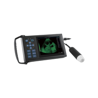Échographe vétérinaire portable pour diagnostic abdominal porcin et ovine avec écran LED de 5,6 pouces et sonde mécanique de 3,5 m