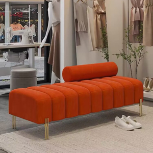Modern Scandinavian-Inspired Luxury Accessible Creative Cloakroom Shoe Changing <strong>Stool</strong> <strong>for</strong> Living Room <strong>Bedroom</strong> or Bedside - Product Image 3