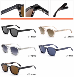Nueva Llegada SA0477 Gafas de Sol Unisex de Acetato con Montura Completa, Protección UV400, para Adultos, Se Acepta OEM - Product Image 5