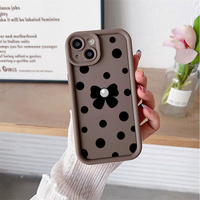 Coques de téléphone de luxe avec nœud papillon pour iPhone 17 Air 16 15 Plus Pro Max 14 13 12 11 X – Housse de protection antichoc et anti-chute personnalisée