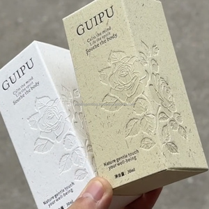 Custom Luxury 3D Debossed Rigid & Recycled Coated Paper Matt Lamination <b>Box</b> for Perfume Skincare Wine & Candle Packaging - Product Image 3