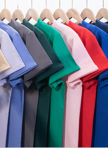 Unisex 100% cotone girocollo t-shirt tinta unita regolare vestibilità allentata 230 grammo tessuto a maglia stampa Logo personalizzata - Product Image 2