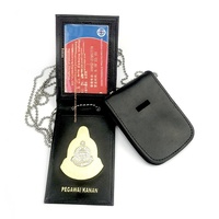 Porte-badges et certificats à fermeture éclair, écologiques, pour entreprise, vente en gros, OEM, à porter autour du cou