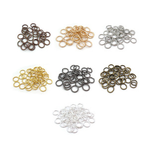 Iron Jump <b>Rings</b> Round Plated For Bracelet Making Jewelry Findings 8mm 10mm 12mm 14mm 16mm 18mm 20mm 22mm 24mm 26mm 28mm 30mm - Product Image 2