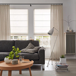 Rideaux romains personnalisés électriques et manuels pour la maison et la cuisine avec accessoires de montage inclus - Product Image 5
