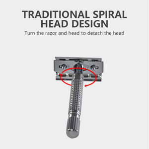 Các Nhà Sản Xuất Bán Đơn Giản Duy Nhất Vỉ Bên Ngoài Hút 1 Dao Xử Lý + 1 Lưỡi Mens OEM An Toàn Dao Cạo - Product Image 4