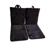 Petit tapis de prière pliable avec dossier, rembourrage épais, confort supplémentaire, facile à transporter, parfait pour Jumah, Ramadan, Hajj, Omra, cadeau