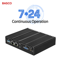 Mini PC Industrial Intel Celeron Quad Core J1900 N2840, DDR3 8G 128G, Android, Sin Ventilador, IA Edge, Nuevo, Doble LAN, Resistente al Polvo y al Agua