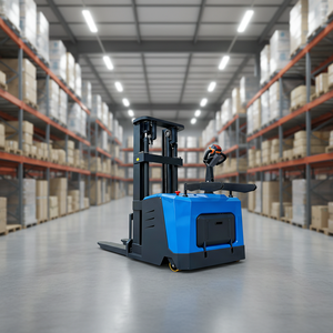 3 Ton Walkie Electric Stacker 3000kg Double Pallet Handling <strong>Truck</strong> - Product Image 3