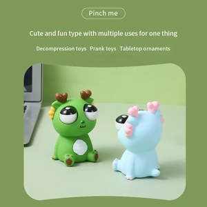 3D Pop-Eye Dinossauro Stress Relief Toy Squeeze e Squish Divertido Big Gaping Eyes Engraçado e Bobo Stress Relief Gift Prank Gift - Product Image 3