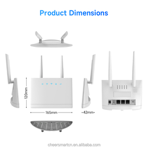 Routeur modem 4G LTE ChiWay avec emplacement pour carte SIM, fabricant chinois, routeur CPE LTE pour petit bureau, routeur WiFi6 maillé 4G pour grande <span class=keywords><strong>maison</strong></span> - Product Image 2