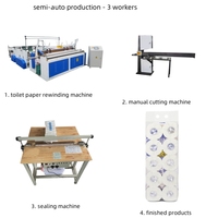 Usine de Fabrication de Papier Toilette à Prix Bas, Machine de Production de Papier Hygiénique à Petite Échelle pour les Petites Entreprises