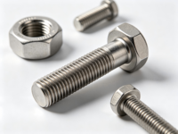 Pièces de fixation usinées CNC sur mesure, composants de boulons et d'écrous en acier inoxydable usinés CNC