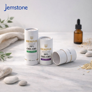 Emballage en tube de carton écologique de haute qualité pour parfum, emballage en cylindre pour huile essentielle, boîte d'emballage pour huile de chanvre, tube en papier kraft - Product Image 5