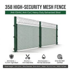 Valla de Seguridad 358 para Aviación y Aeropuertos, Acero Galvanizado para Protección de Límites y Pistas, Valla Anti-Escalada 358 - Product Image 2