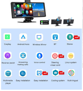 Màn hình cảm ứng IPS Carplay 10.26 inch mới nhất, camera hành trình ô tô không dây Apple Carplay di động, camera trước + sau 4K 1080P - Product Image 6