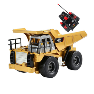 <span class=keywords><strong>Camion</strong></span> benne télécommandé 9 canaux à l'échelle 1/18 avec benne élévatrice électrique, lumières LED et son, camions <span class=keywords><strong>de</strong></span> construction RC en gros - Product Image 1