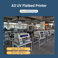 Zoomjet Uv A3 numérique Uv imprimante DTF à plat Machine d'impression d'autocollants d'étiquettes avec 2 têtes d'impression Xp600