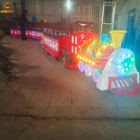 Train électrique miniature sans rails personnalisé pour parc d'attractions, centre commercial, jeux pour enfants, ferme familiale, aire de jeux pour enfants