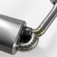 Système d'échappement Catback Performance en Titane avec Silencieux Valvetronic pour Mercedes-Benz C43 C63 AMG W205 3.0T, Commande à Distance des Valves ODM