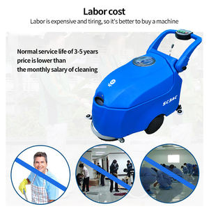 Laveuse de sol <span class=keywords><strong>automatique</strong></span> machine à laver propre machine à laver à main épurateur de carreaux pour centre commercial supermarché avec câble - Product Image 6