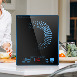 Cuisinière infrarouge portable 2000W, appareil électroménager <span class=keywords><strong>moins</strong></span> <span class=keywords><strong>cher</strong></span>, cuisinière à <span class=keywords><strong>induction</strong></span> à brûleur unique, cuisinière en céramique - Product Image 3