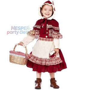 Vestido de Encaje Estilo Lolita para Niñas, Disfraz de Caperucita Roja con Capa, para Espectáculos Infantiles - Product Image 1