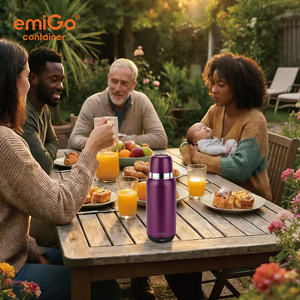 EmiGo 16 Fl. oz. Calentador de Biberones Inteligente Oz/500mL 104 ° F - 122 ° Biberón MilkNest Portátil con Control de Temperatura Constante Mediante Aplicación Móvil - Product Image 6