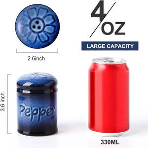 Juego de <span class=keywords><strong>Salero</strong></span> <span class=keywords><strong>y</strong></span> Pimentero de Cerámica, <span class=keywords><strong>Salero</strong></span> <span class=keywords><strong>y</strong></span> <span class=keywords><strong>Azucarero</strong></span> para Encimera, Resistentes al Óxido, (Juego de 2) - Product Image 2