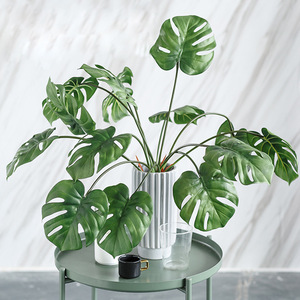 Venta caliente artificial tortuga sale verde <span class=keywords><strong>bonsai</strong></span> colgando plantas artificiales tortuga hoja para la decoración hogar Oficina - Product Image 1