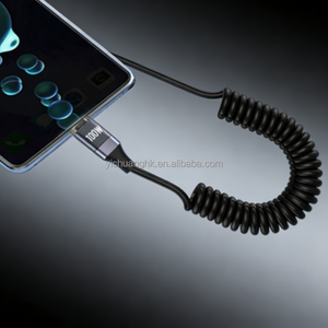 Cable de Datos Tipo-C con Pantalla Digital, Carga Rápida PD100W, Material PVC, Carga Inteligente de 60W, Corriente Visible, Cobre Puro - Product Image 3