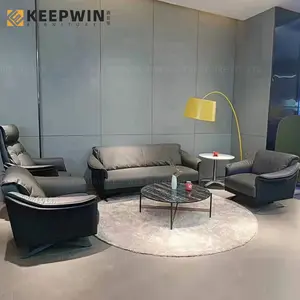 Pabrik disesuaikan furnitur kantor warna dan sofa kantor kulit sofa ruang tamu untuk penjualan