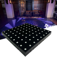 Igracelite Piste de danse magnétique 2 pieds x 2 pieds, éclairage de fête, piste de danse LED à 8*8 pixels