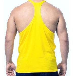 Gilet de fitness respirant à séchage rapide pour hommes, confortable et décontracté, couleur unie, spandex/coton, broderie 3D - Product Image 5