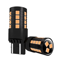 Bombilla LED de Alta Potencia M2 Blanca Ámbar Roja 1157 7440 7443 T20 P21w BAZ15D para Luz de Freno, Luz Diurna con Señal de Giro