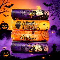 Jouet anti-stress Halloween en PU souple à montée lente, motif citrouille et chauve-souris, cadeau de fête d'Halloween