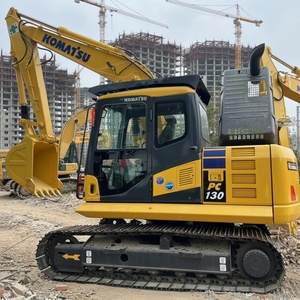 Excavadora de cadenas usada Komatsu PC130-7 de 13 toneladas, excavadoras de segunda mano en buen estado, Komatsu PC110 PC130 P130-7 PC160 PC200 PC220 en venta - Product Image 1