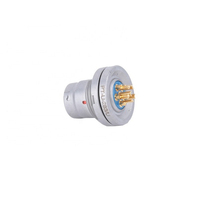 Boîtier en acier inoxydable à montage sur châssis de connecteur audio circulaire U-283/U à 6 broches avec contacts en laiton Courant nominal 5A